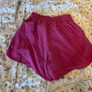 Lululemon Athletica Magenta Athletic Shorts